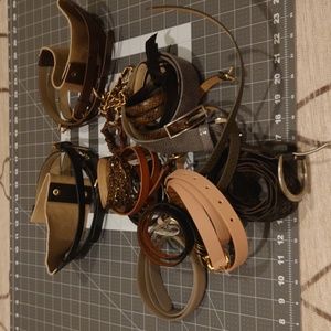 Lot of 15 belts xs-s JCrew, banana Republic etc